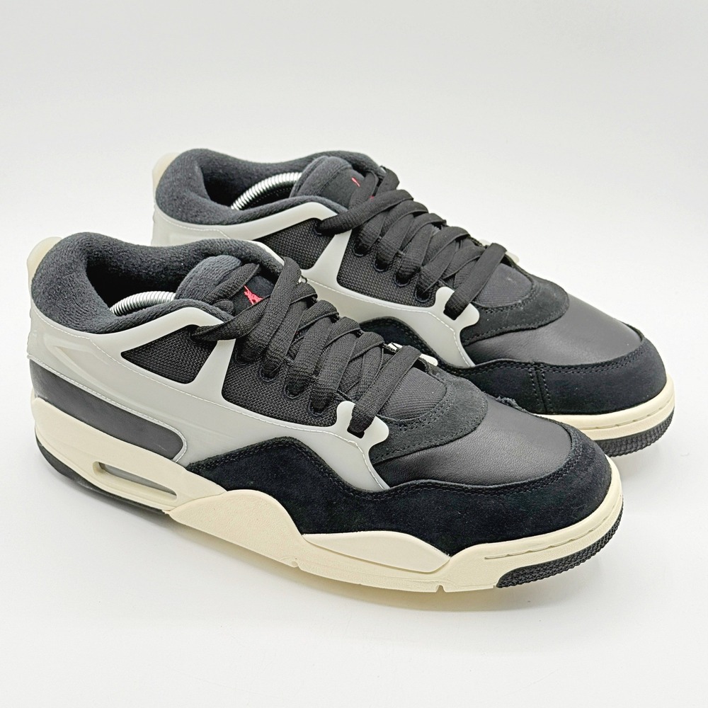 Jordan Air Jordan 4 RM Shoes Size 11.5 Mens Black‎ Sail FQ7939-006, NEW
